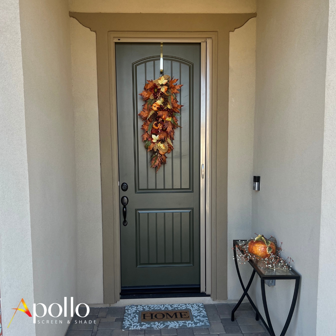 Retractable Screen Door Completely Vanish When Not In Use.